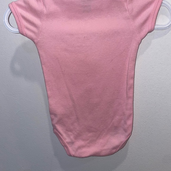 5/$15 Calvin Klein Pink Baby Onesie - Picture 4 of 4
